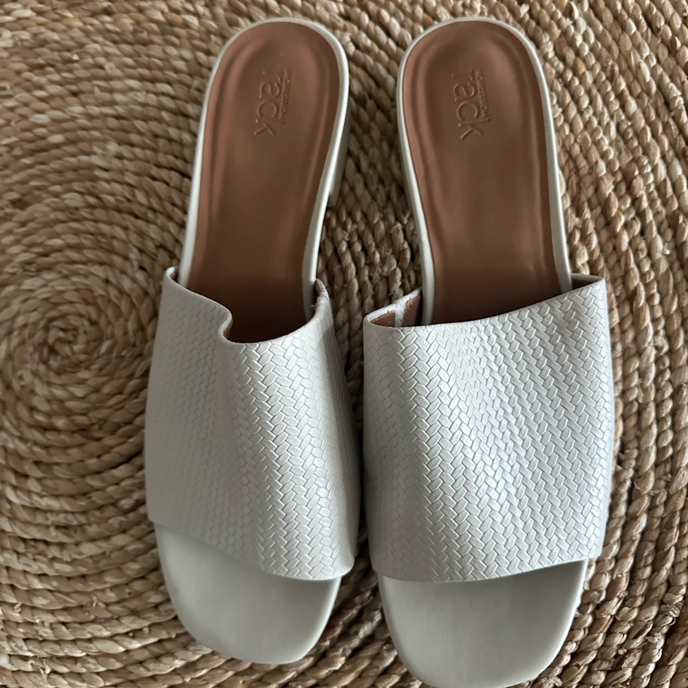 Nordstrom woven slide sandals size 11 New